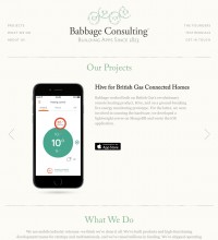 Babbage Consulting home page