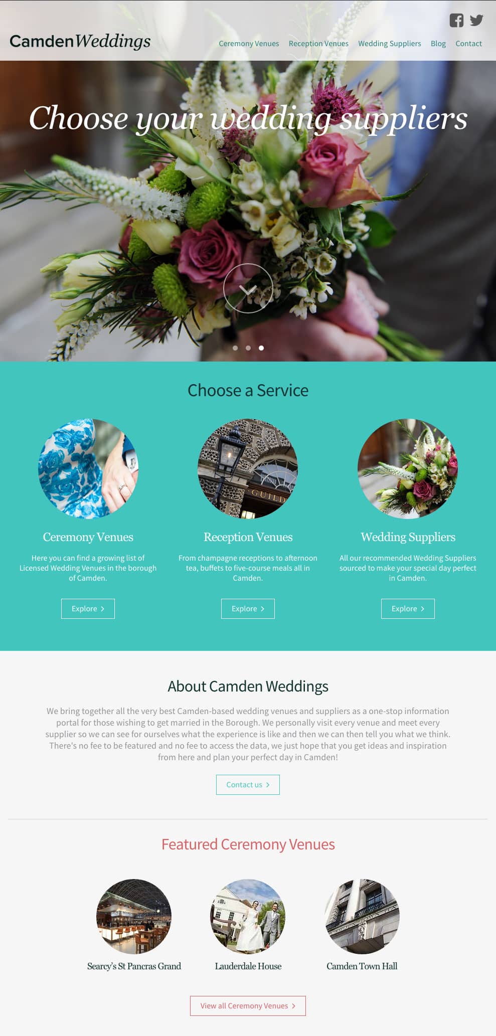 Camden Weddings Home Page